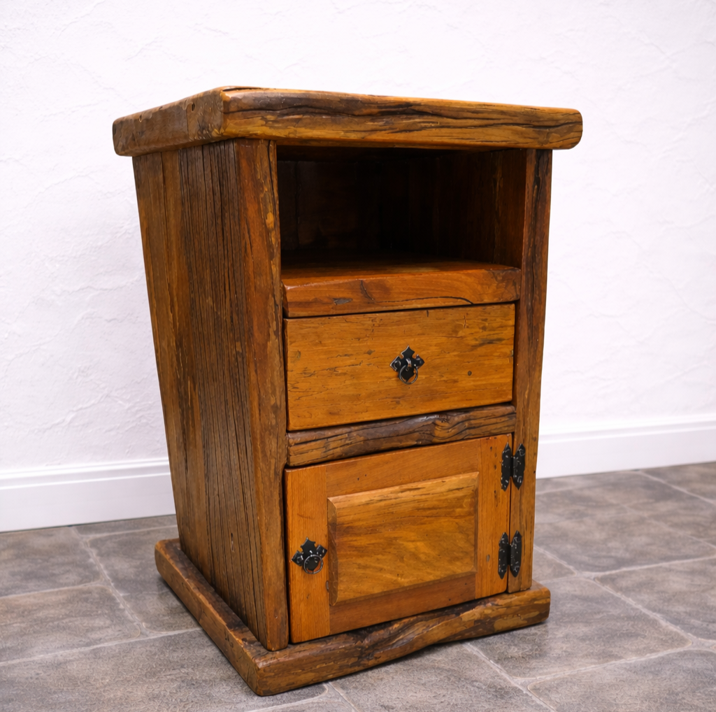 velador Durmiente Cajon doble