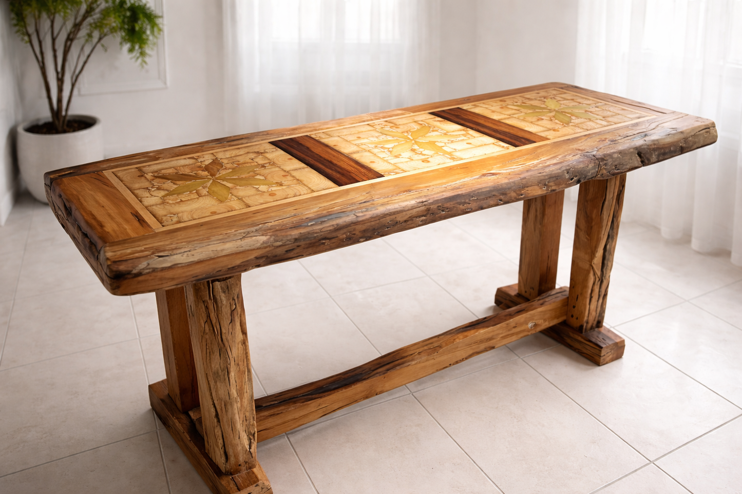 Mesón Mosaico Durmiente de Tren