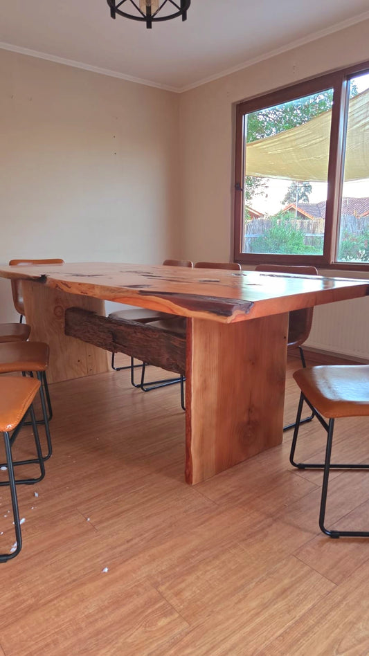 Mesa de Comedor Ancestral | Cipres & Durmientes de Tren