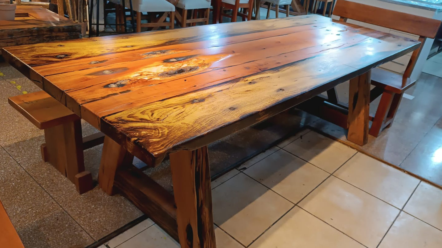 Mesa de Comedor  Durmiente de Tren