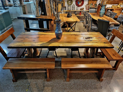 Mesa de Comedor  Durmiente de Tren