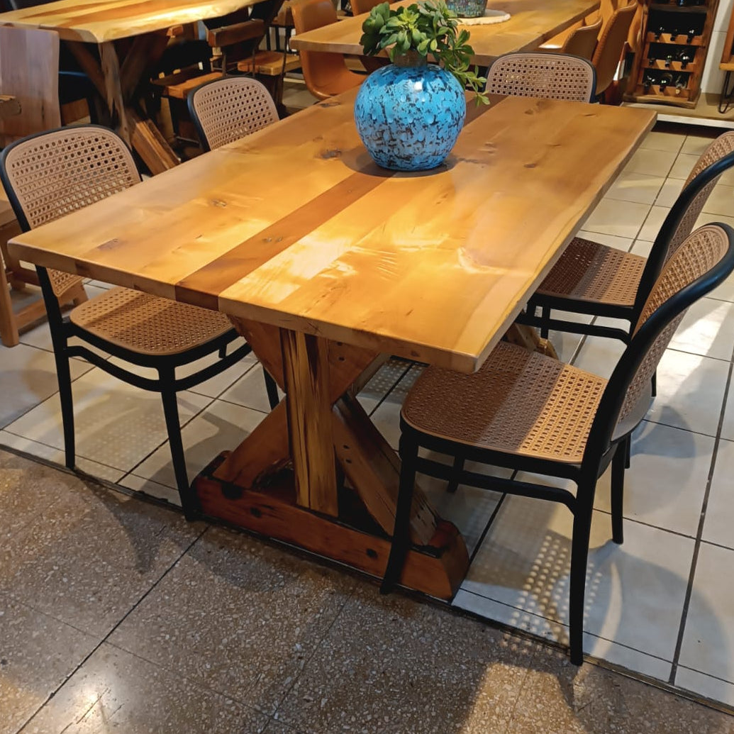 Mesa de Comedor Cerezo | Lenga & Durmientes de tren
