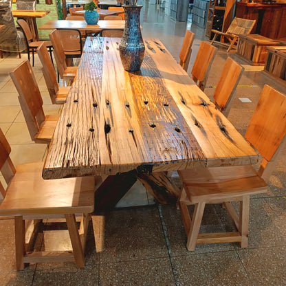 Mesa de Comedor | Durmiente de Tren