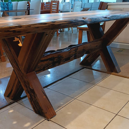 Mesa de Comedor | Durmiente de Tren