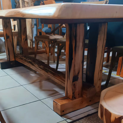 Mesa de Comedor Ancestral | Cipres & Durmientes de Tren