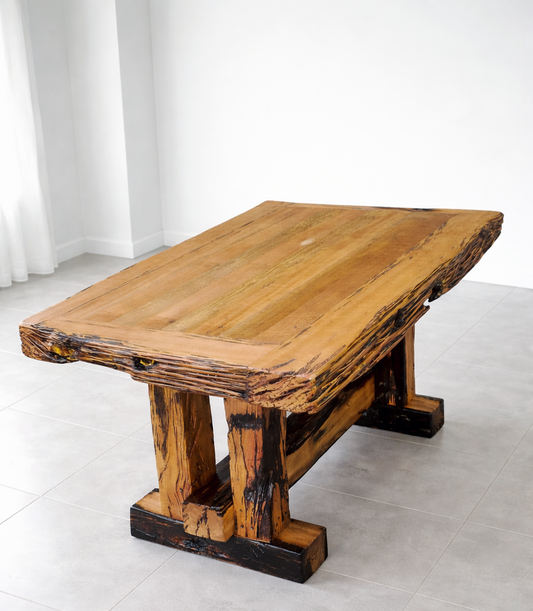 Mesa de Comedor Durmientes de Tren