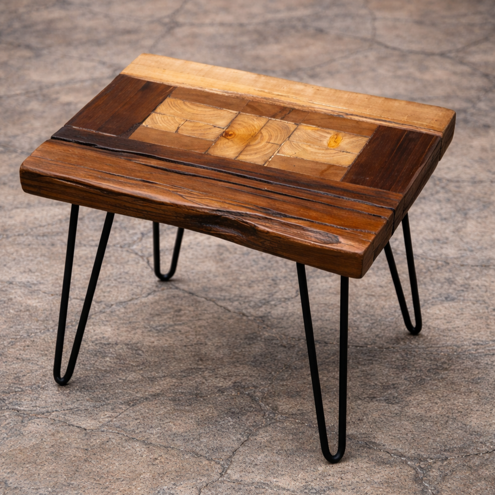 Mesa de Centro Mosaico Durmiente | Fierro