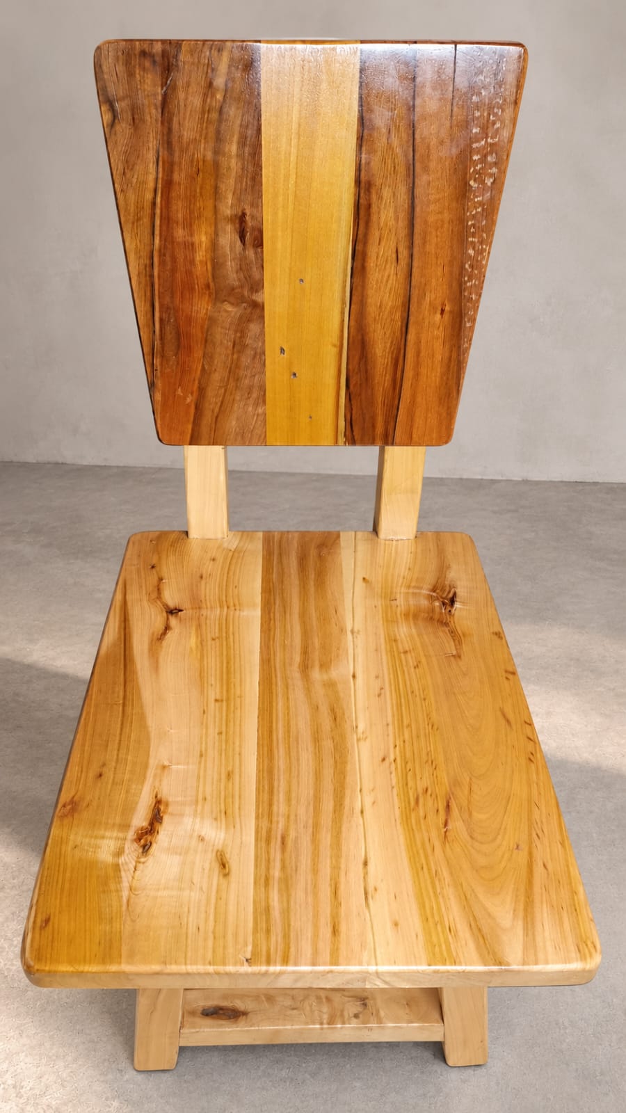 silla giratoria fabricada de lenga
